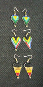 beaded balloon earings