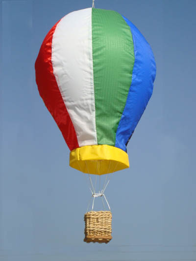 Fabric & wicker miniature balloon